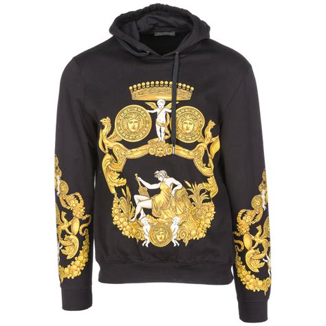 versace jeans mens sweatshirt|Versace 2024 hoodie.